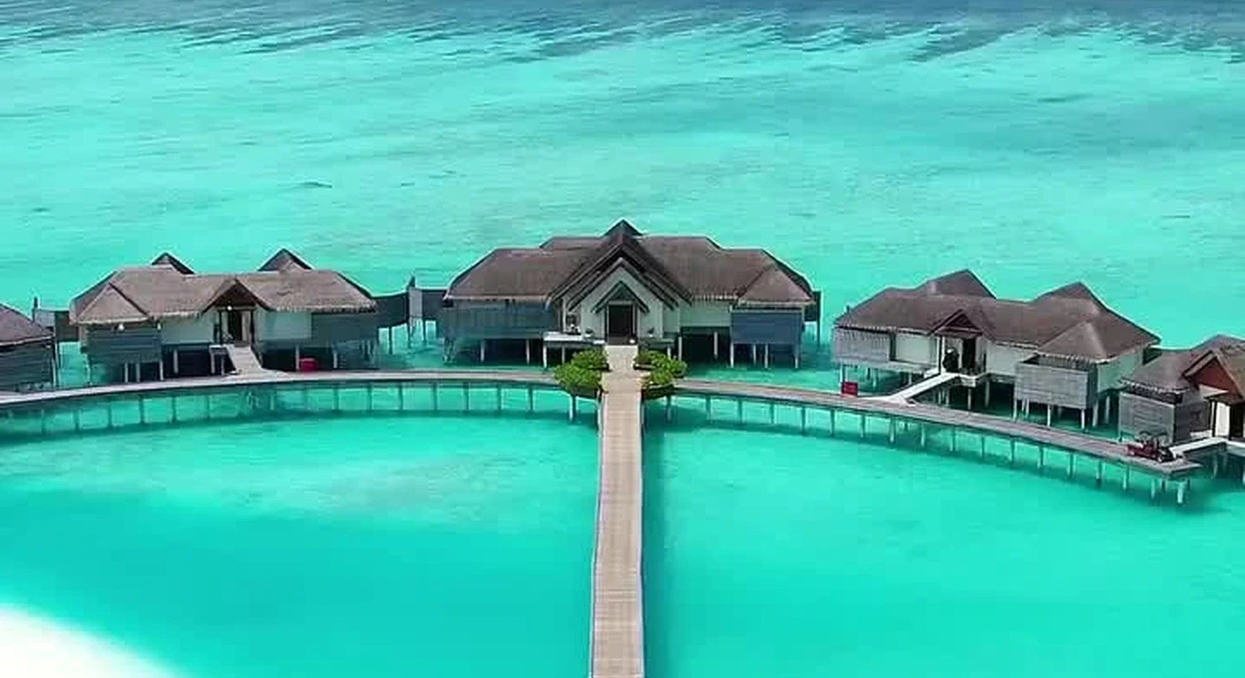 Maldives resort villas