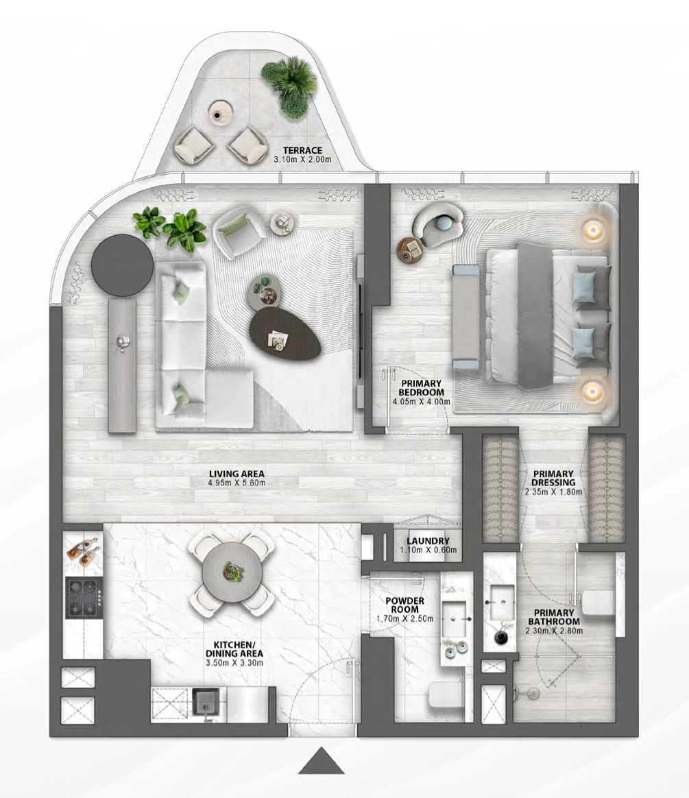 1 спальня · от 89,19 м² · от 4 648 000 AED