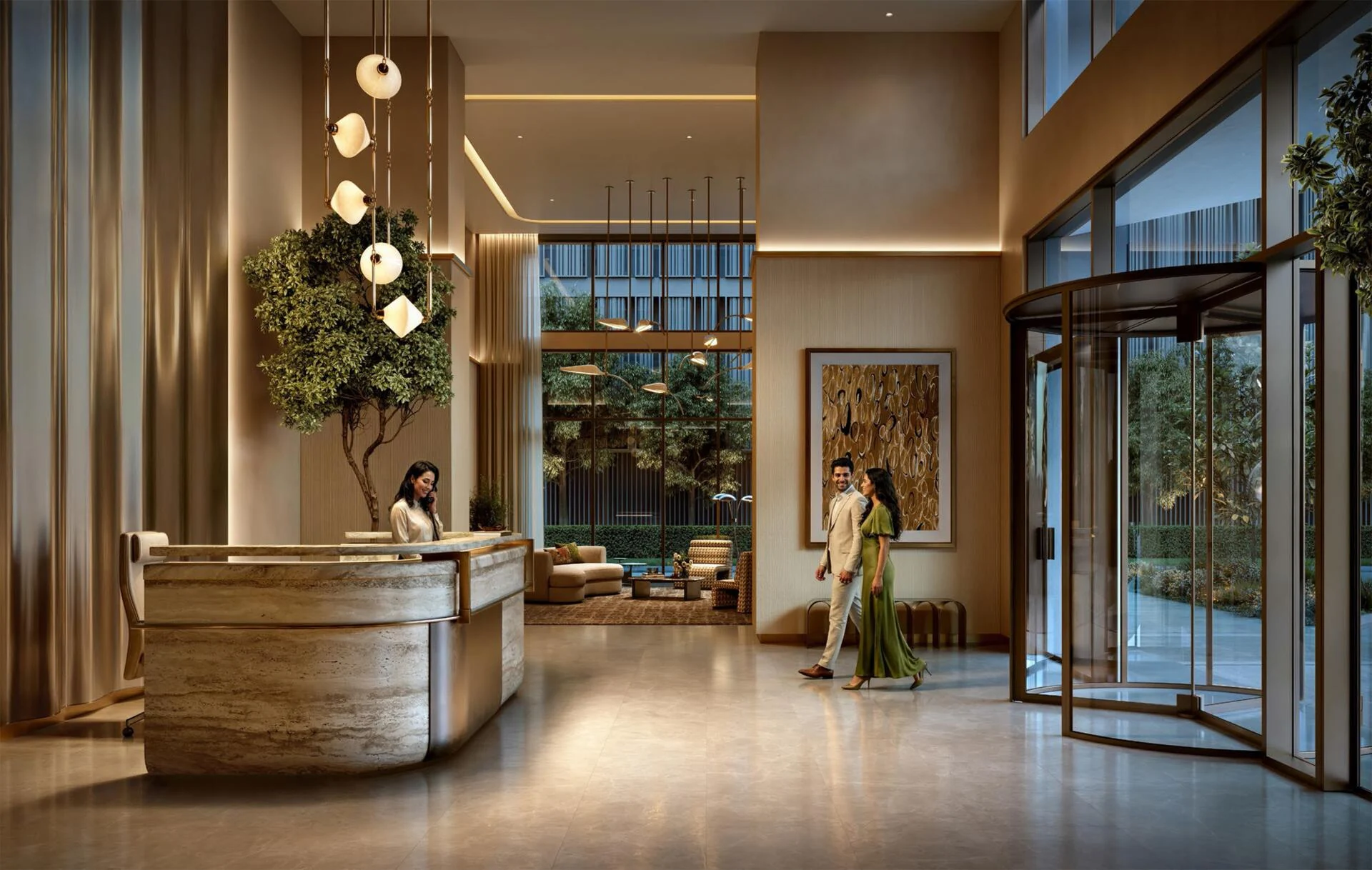 Valia arrival lobby